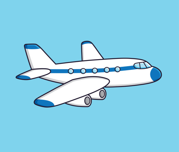 白色的飞机。图片下载