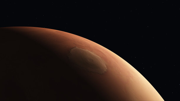 火星新月素材图片