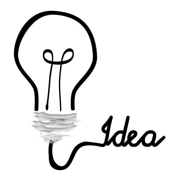 涂鸦插图的想法，孤立的白色图片下载