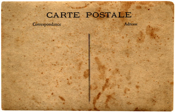 老式明信片。图片下载