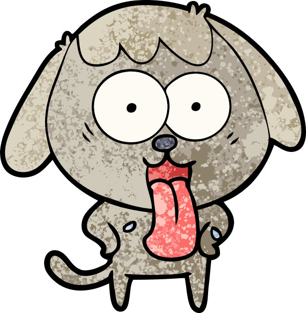 可爱的卡通狗图片下载