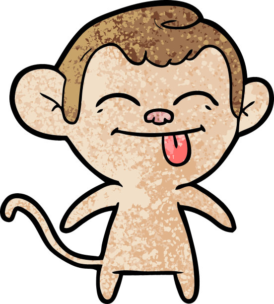 有趣的卡通猴子图片下载