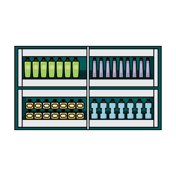 超市货架设计理念图片下载