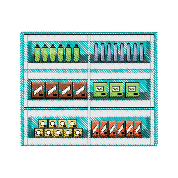 超市货架设计理念图片下载