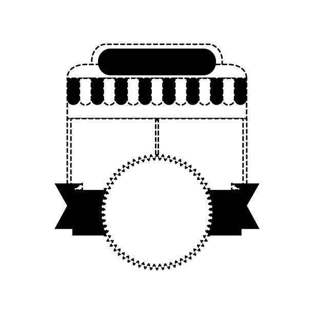 超市的建筑图标图片下载