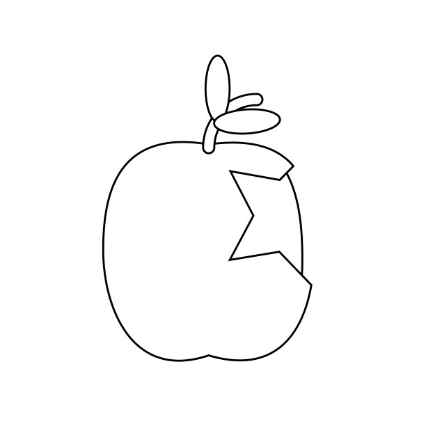 苹果水果图标形象图片下载