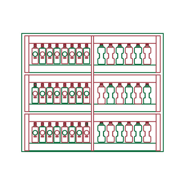 超市货架设计理念图片下载