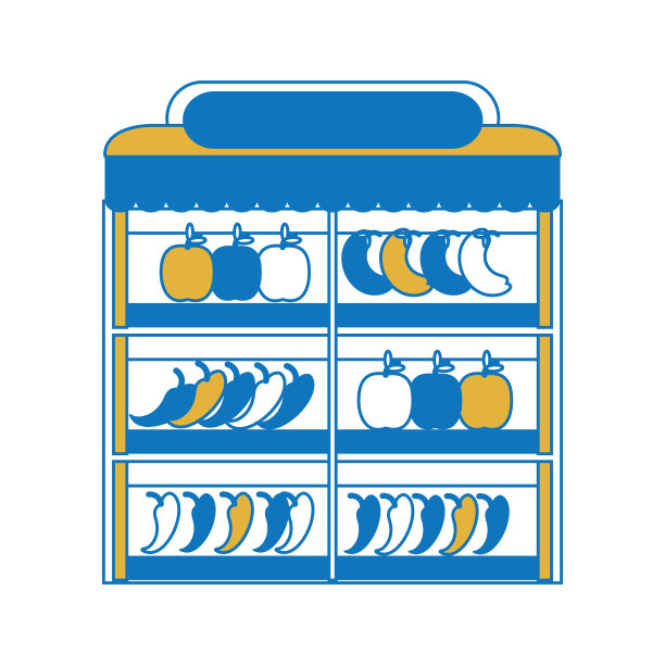 超市货架设计理念图片下载
