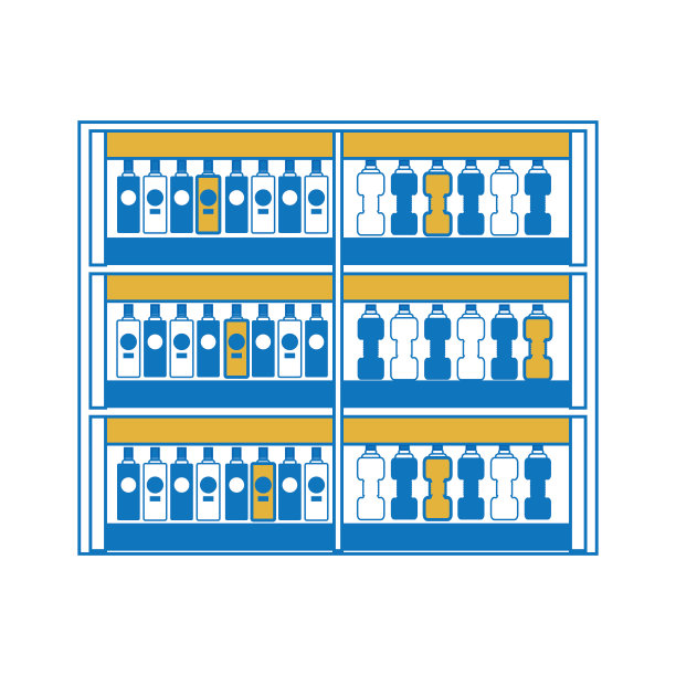 超市货架设计理念图片下载