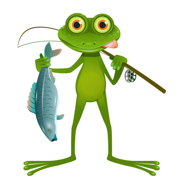 突眼的青蛙的渔夫图片下载