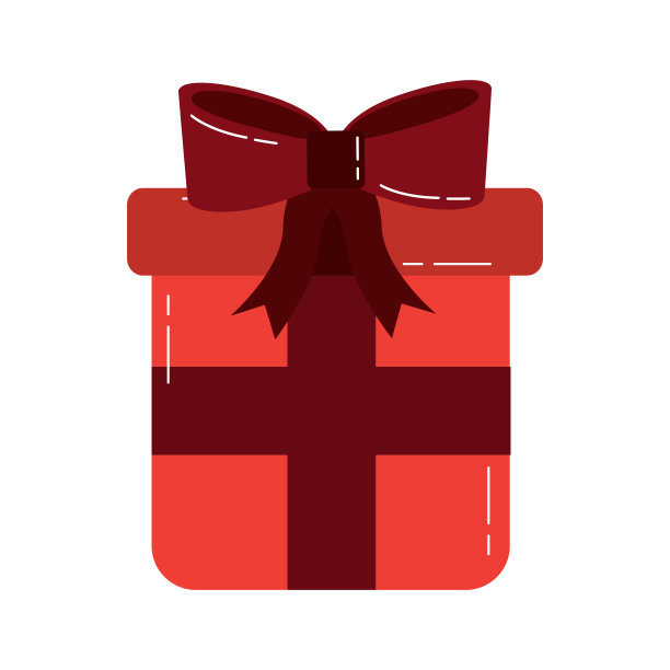 包装礼盒丝带和蝴蝶结装饰素材图片