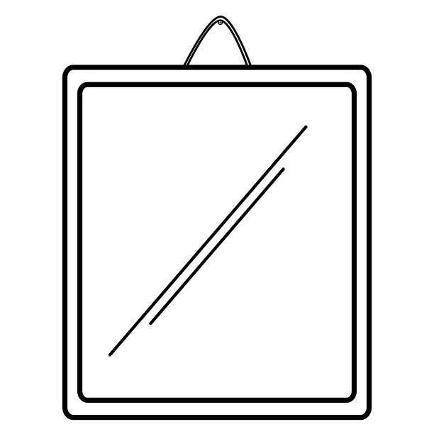 镜像悬挂隔离图标图片下载