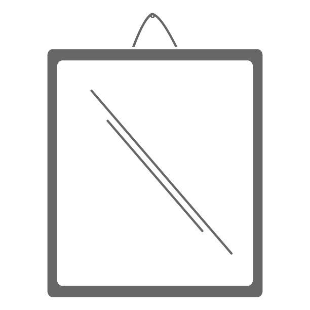 镜像悬挂隔离图标图片下载