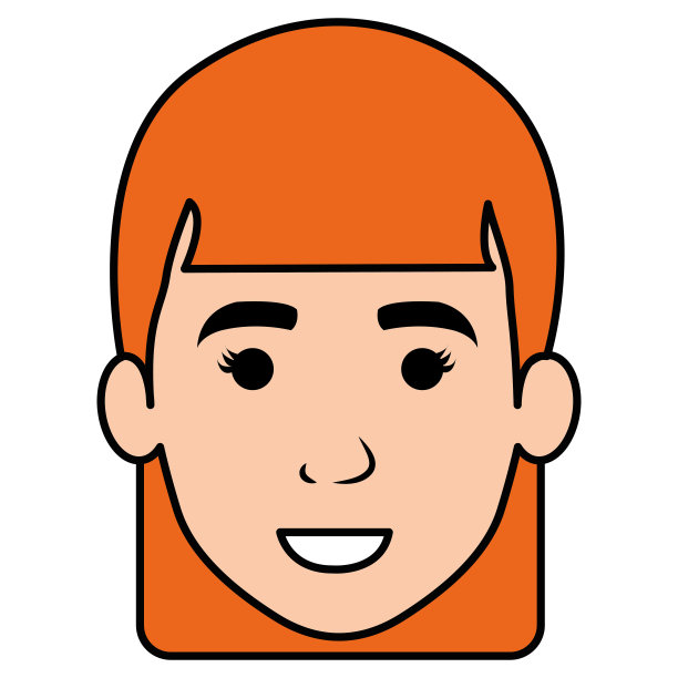 美丽年轻的女子头图片下载