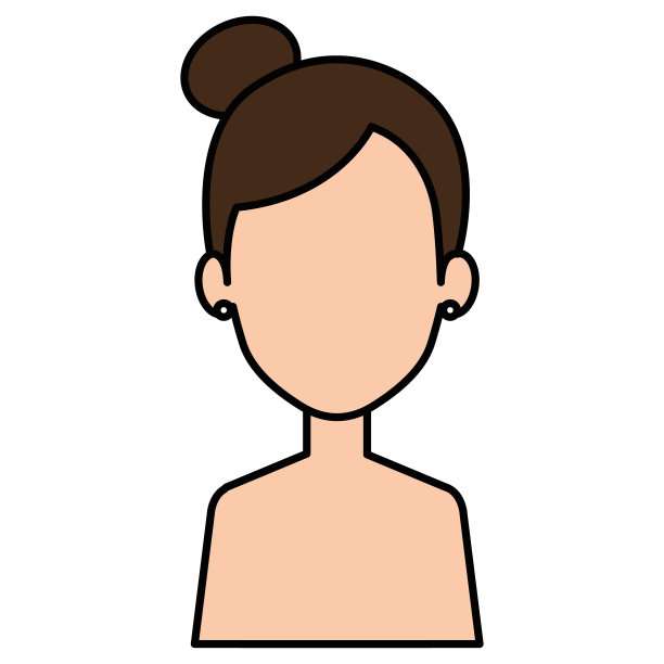 美丽的年轻女子赤膊性格图片下载