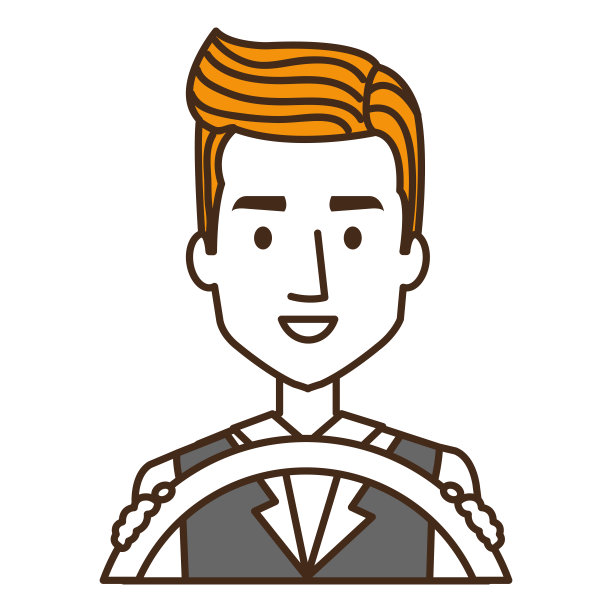 用方向盘开车的年轻人图片下载