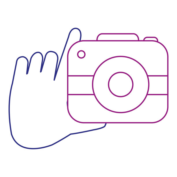 手用相机拍照孤立图标图片下载