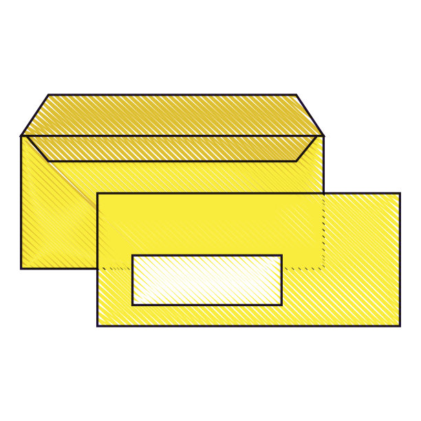 公司信封业务文具模板空图片下载