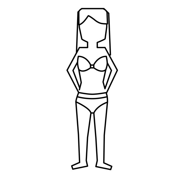 穿着比基尼泳装的女人图片下载