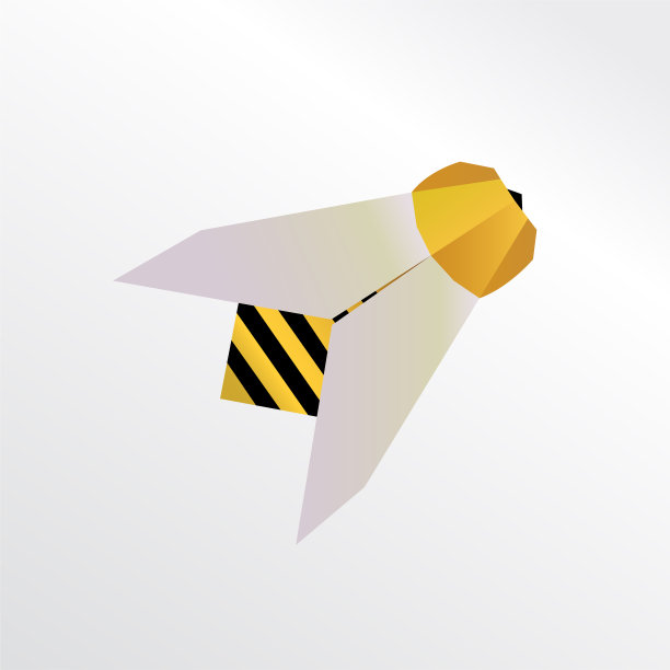 折纸蜜蜂素材图片