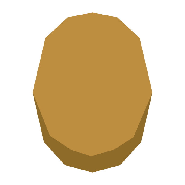 卡通土豆孤立的白色背景图片下载