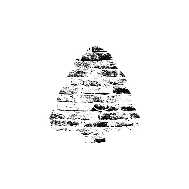 矢量纹理圣诞树图片下载