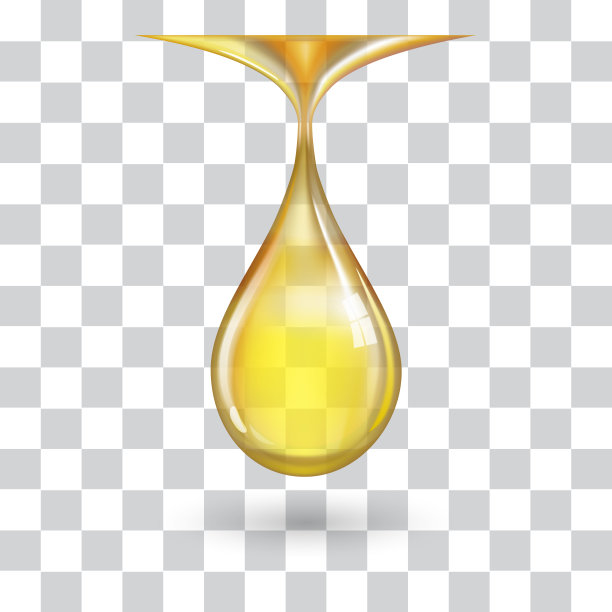 一颗黄色的大雨滴图片下载