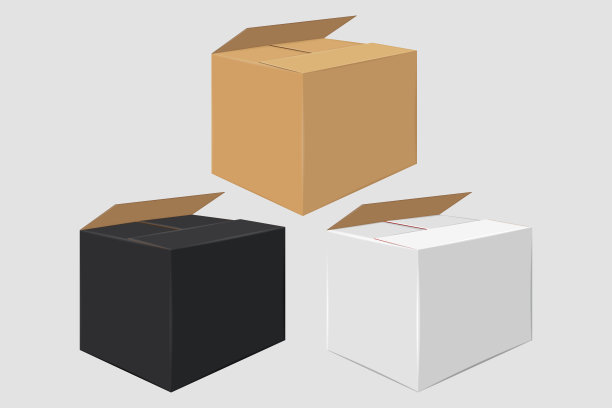 纸板关闭对话框。侧视图。包装设计图片下载