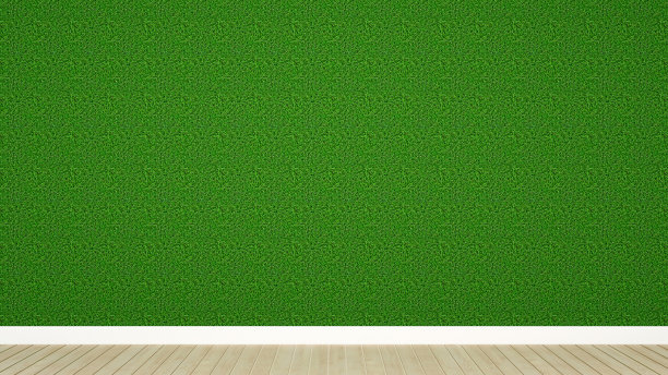 空房间草墙出租房间或其他房间艺术品-室内设计- 3D渲染图片下载