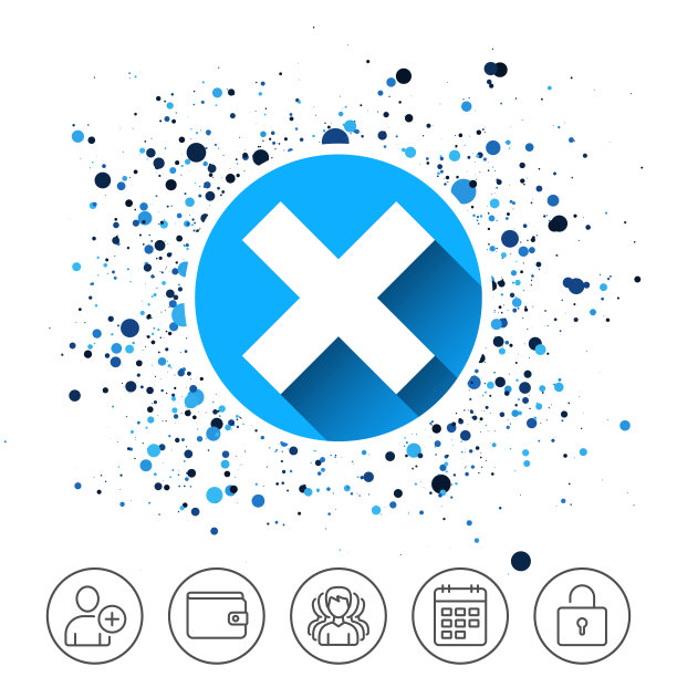 删除标志图标。删除按钮。图片下载