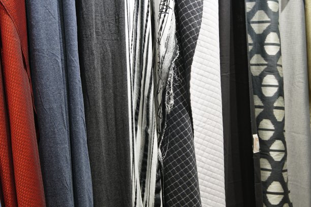 织物的颜色色块在许多风格类型的排图片下载