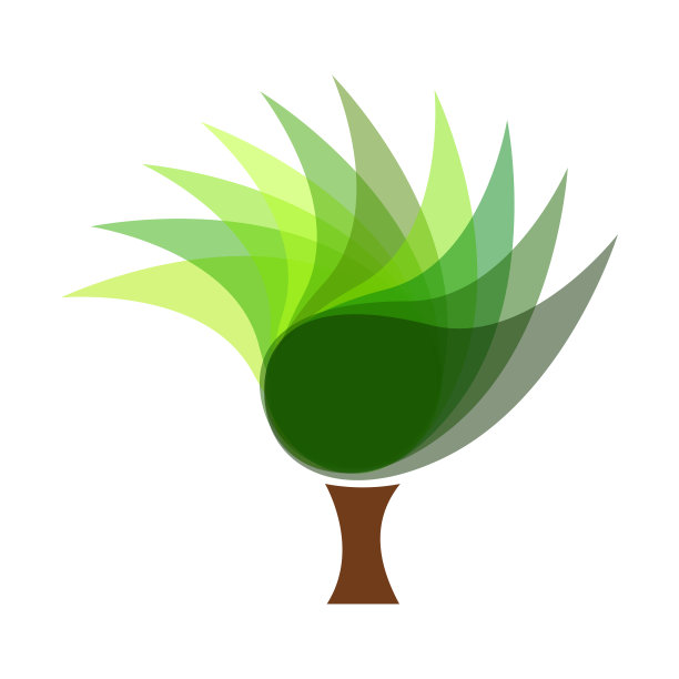 抽象可爱的树图片下载