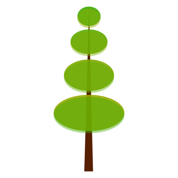 抽象可爱的树图片下载