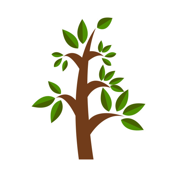 抽象可爱的树图片下载