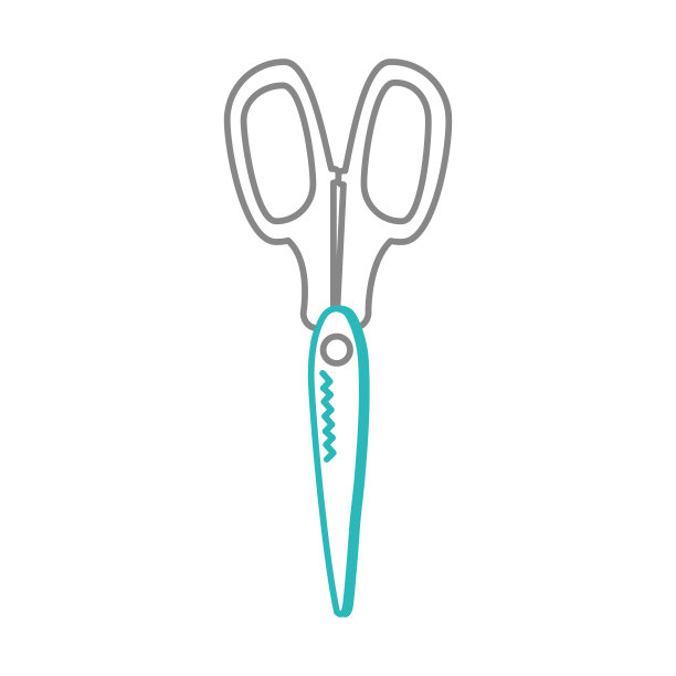 孤立的剪刀的设计图片下载