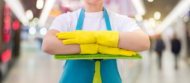 用干净的拖把清洁。图片下载