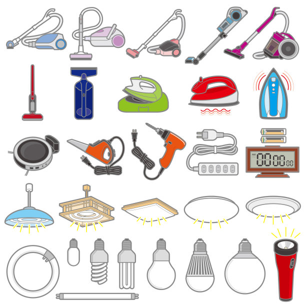 各种电器/生活插图素材图片