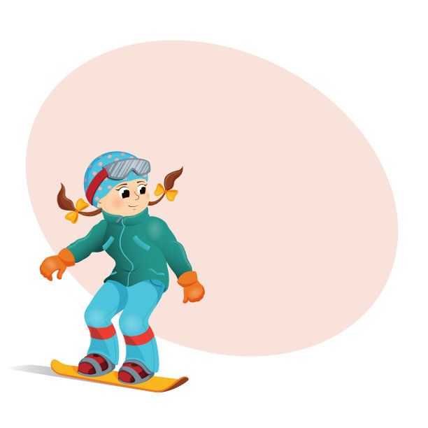 美女滑雪下山，发短信的地方图片下载