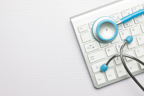 电脑上的听诊器图片下载