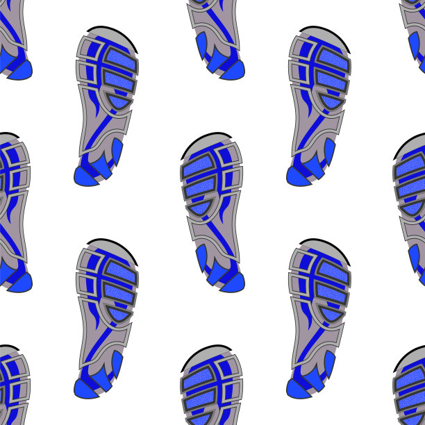 干净的运动鞋印记图片下载