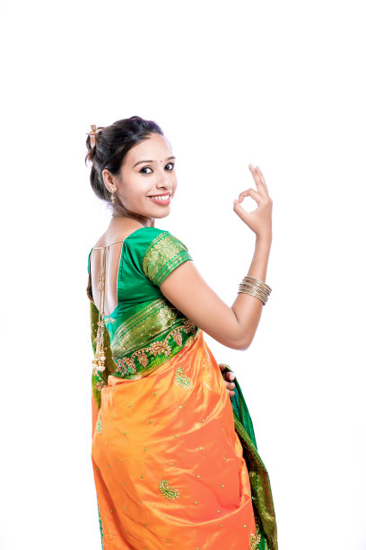 模仿纱丽，印度文化，传统服饰，图片下载