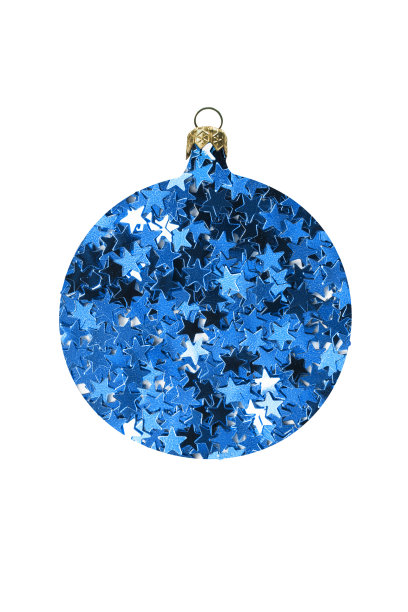 闪闪发光的圣诞球图片下载