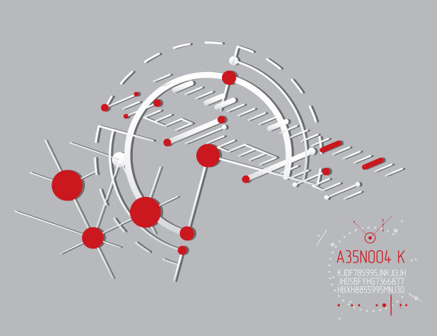 未来的抽象矢量技术背景。机械工程墙纸。艺术图解说明。图片下载