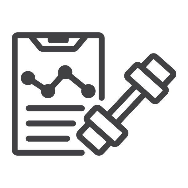 运动训练计划线图标，健身与运动，健身计划符号矢量图形，白色背景上的线性图案，eps 10。图片下载