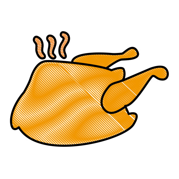 鸡肉食品的象征图片下载