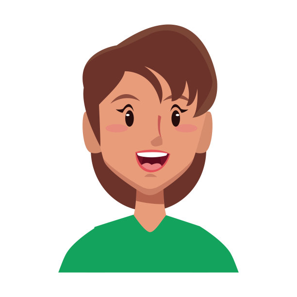 年轻女子面带微笑图片下载