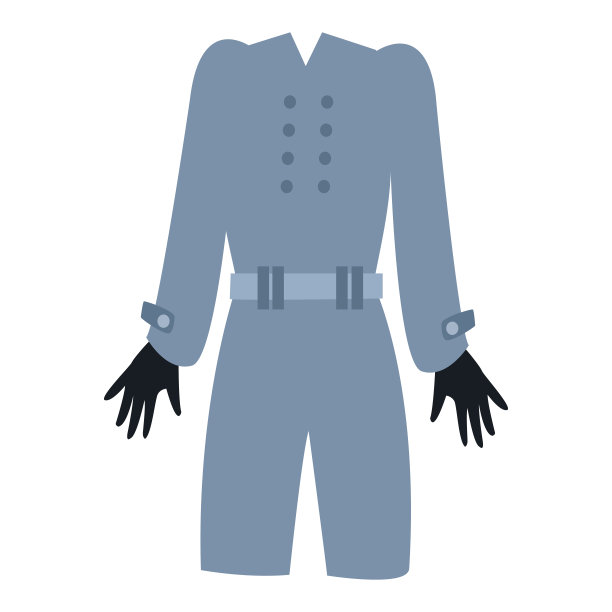 时尚冬季女装夹克和手套图片下载