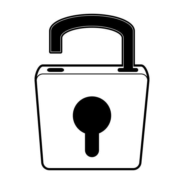 挂锁的安全标志图片下载