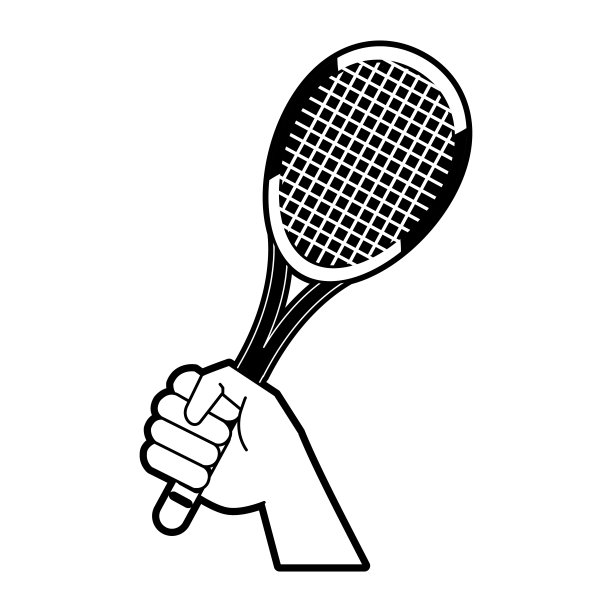 手拿着网球拍图片下载