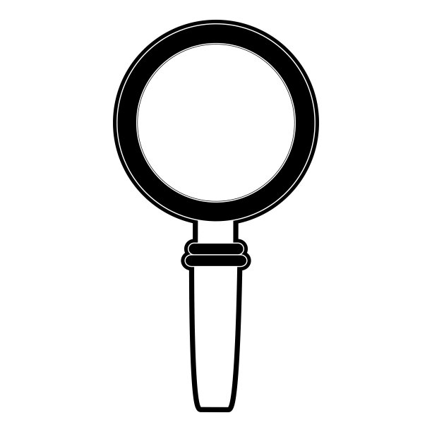 放大镜符号图片下载